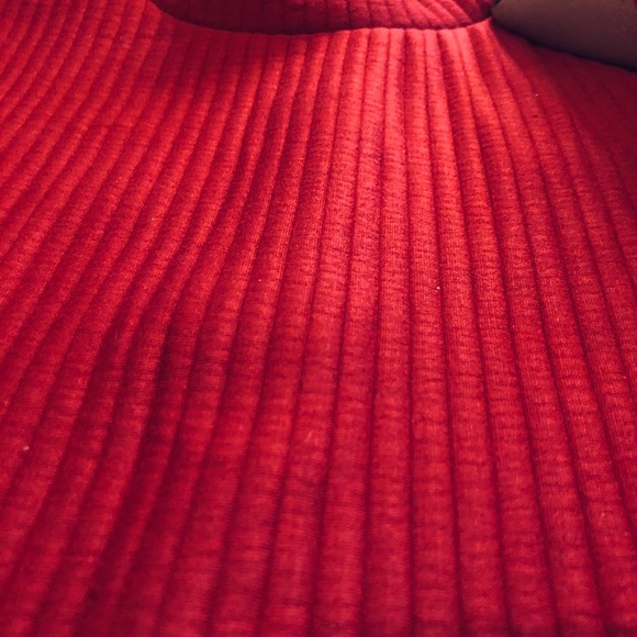 NEW mock neck button up sweater holiday party - Picture 3 of 8